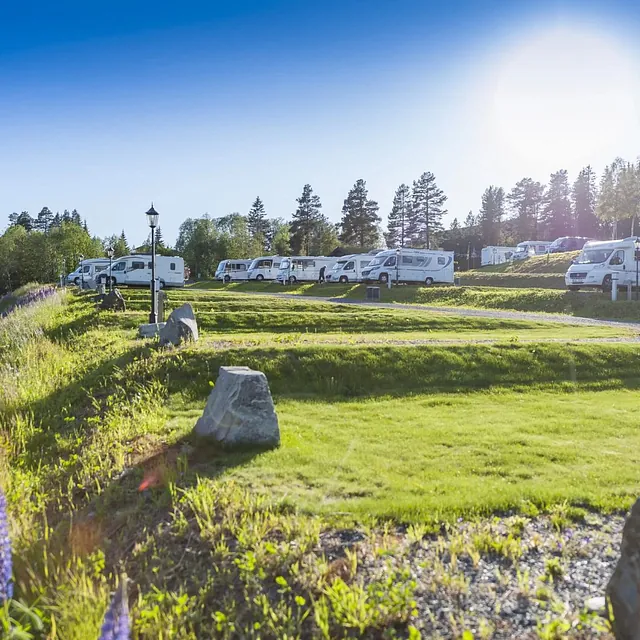 Ledig plass på campingplass